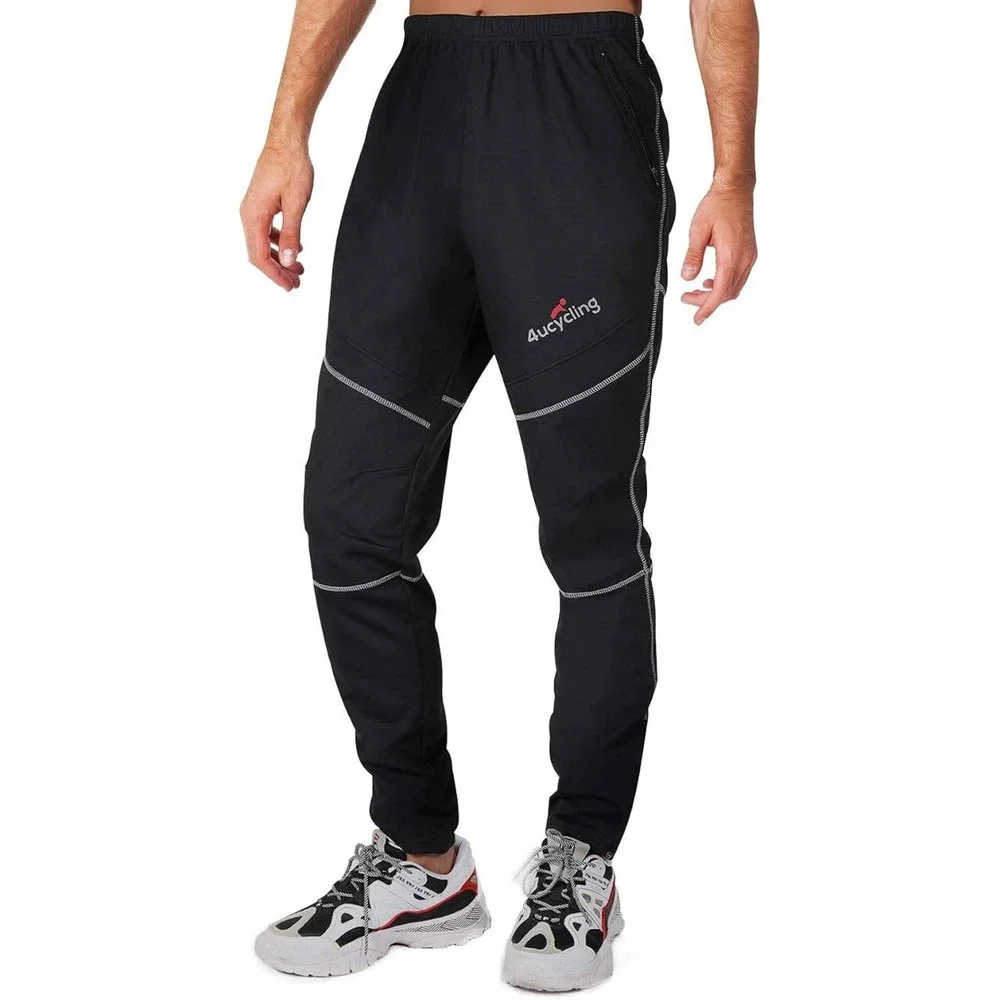 NWT 4ucycling Mountain Bike Pants Thermal Fleece Winter Cycling Windproof Hiking